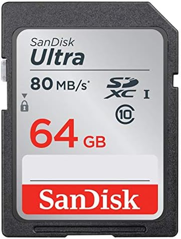 SanDisk Ultra 64GB Class 10 SDXC UHS-I Memory Card up to 80MB/s (SDSDUNC-064G-GN6IN)