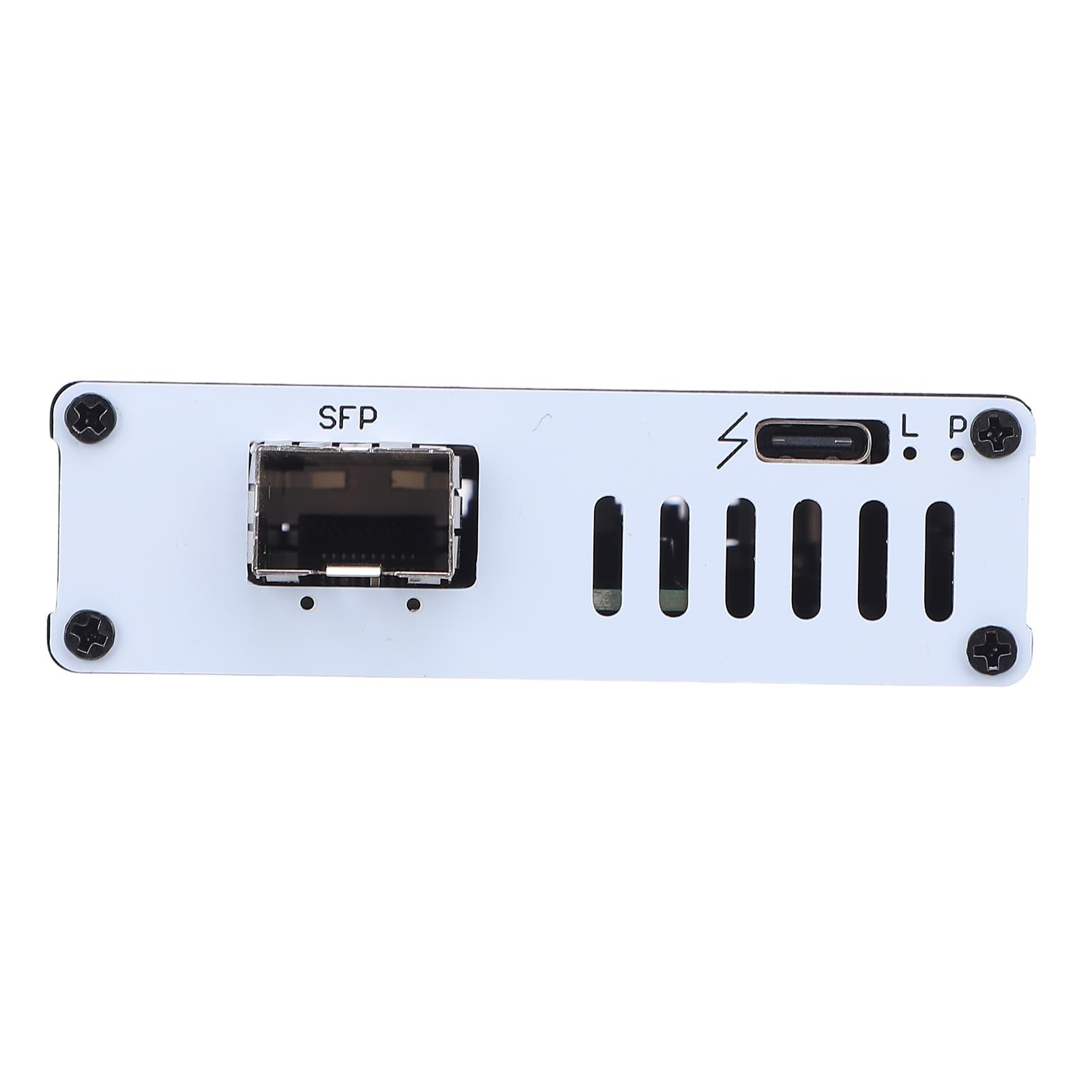 Thunderbolt 3/4 USB4 10G Netzwerkkarte - SFP+ Karte mit 10Gbps, Plug & Play für Mac/Ubuntu, Aluminiumgehäuse Ohne Zusatzstrom (Single Port)