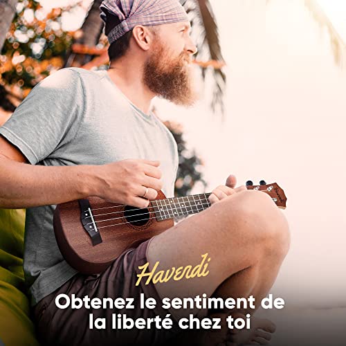 HAVENDI® Soprano Ukulélé 21 pouces Premium Hawaii Guitare Aquila cordes en bois d’acajou y compris le sac de voyage pour… - Les Beatles, Paul McCartney, John Lennon, RIngo Starr, George Harrison HAVENDI® Soprano Ukulélé 21 pouces Premium Hawaii Guitare Aquila cordes en bois d'acajou y compris le sac de voyage pour… – Image 8