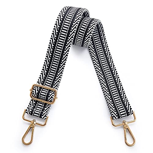 S-Jacorry Purse Strap Replacement Crossbody Wide Shoulder Strap Adjustable Canvas