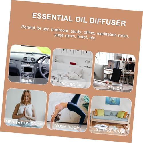 Difusor aromático eléctrico Healifty portátil negro miniatura 5