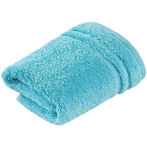 Vossen Vienna Style Supersoft Seiftuch 30 x 30 cm Light Azure - 100% Baumwolle, Einfarbig, Blue, Quadratisch, 550 g/m², Flauschig, Supersoft, 1 Stück, Wellness, Erwachsene