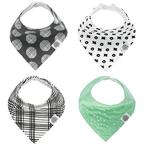Image of Parker Baby Bandana Drool Bibs for Boys, Girls & Unisex - Soft & Stylish Teething Bibs for Babies