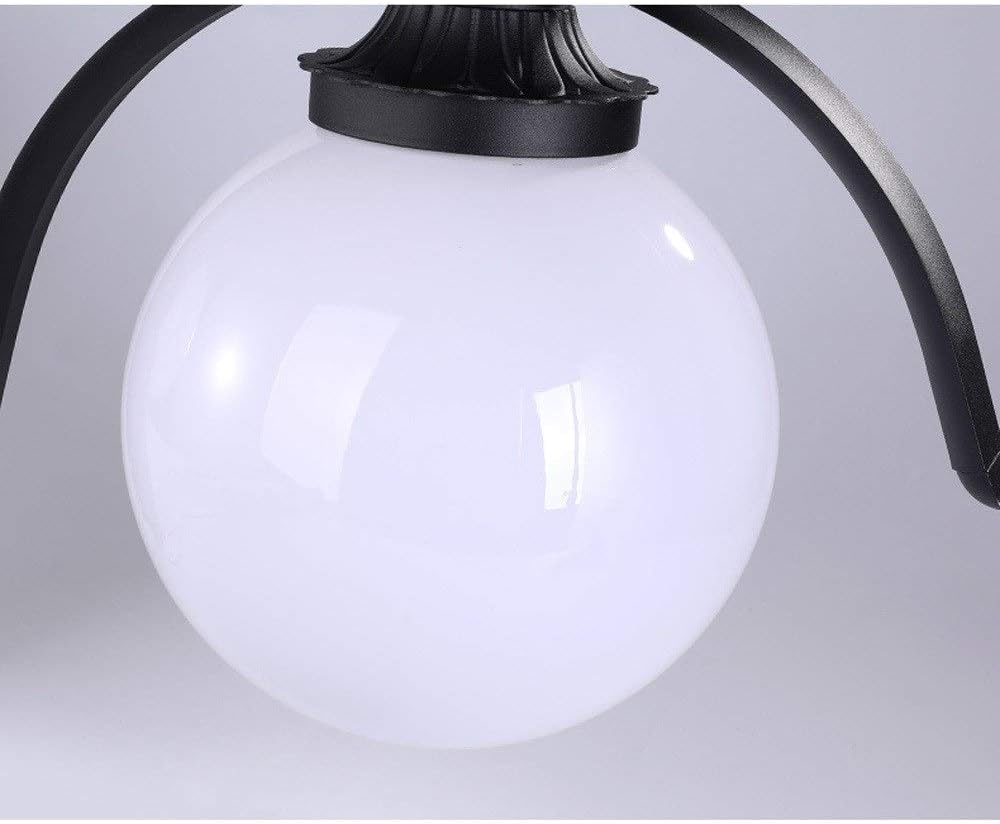 Retro 2 Light Outdoor Garden Lawn Lamp, 87 Inch, Traditional Outdoor Street Light, Waterproof, IP54, Street Lighting for Villa, High Post,