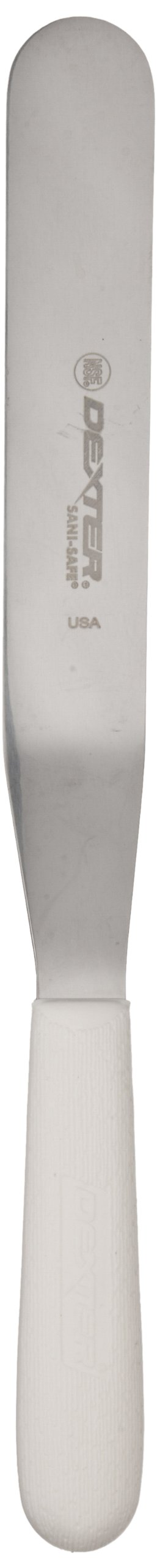 Sani-Safe S284-8B 8" Stainless Blade Offset Spatula with Pol
