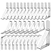 PAXCOO 30 Packs Tablecloth Clips Stainless Steel Table Cover Clamps