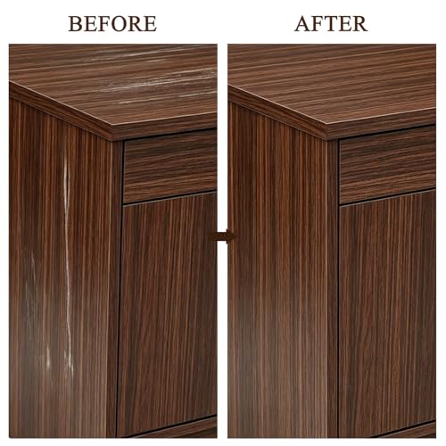 Image of GSCIT Club Brown Walnut Wallpaper, 2.4 inch X 15ft Self Adhesive Wood Grain Repair Tape Walnut Repair Patch for Tables, Chairs, Baseboards, Doors, Windows, Floors, Handicraft DIY.