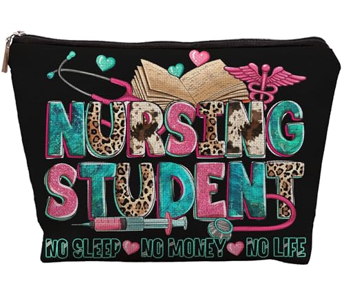 Nursing Student Makeup Bag, Nursing Student Gifts, Nursing Student Essentials, Future Nurse Gifts, Nurse Appreciation Gifts, Nurse Accessories, Nurse Graduation Gifts Cosmetic Bag Makeup Pouch
