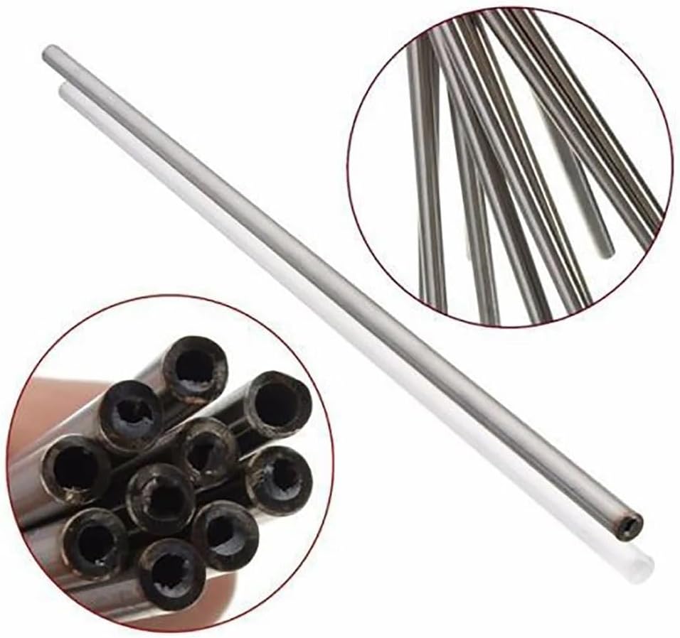 304 Stainless Steel Capillary Tube 250mm - Precision Seamless Round Pipe for, Antenna, Model Making (2pcs)(9mmx7mm)