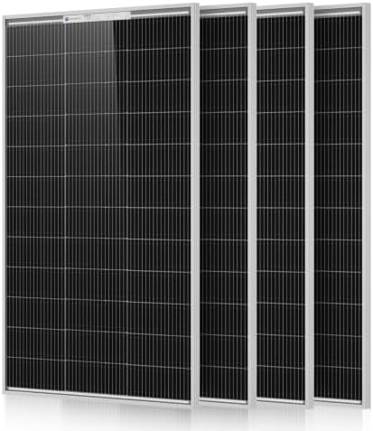 ECO-WORTHY 400W Solar Panels N-Type 4pcs 100 Watt 18V Monocrystal...