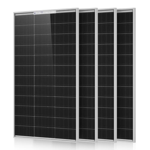 ECO-WORTHY 400W Solar Panels N-Type 4pcs 100 Watt 18V Monocrystalline