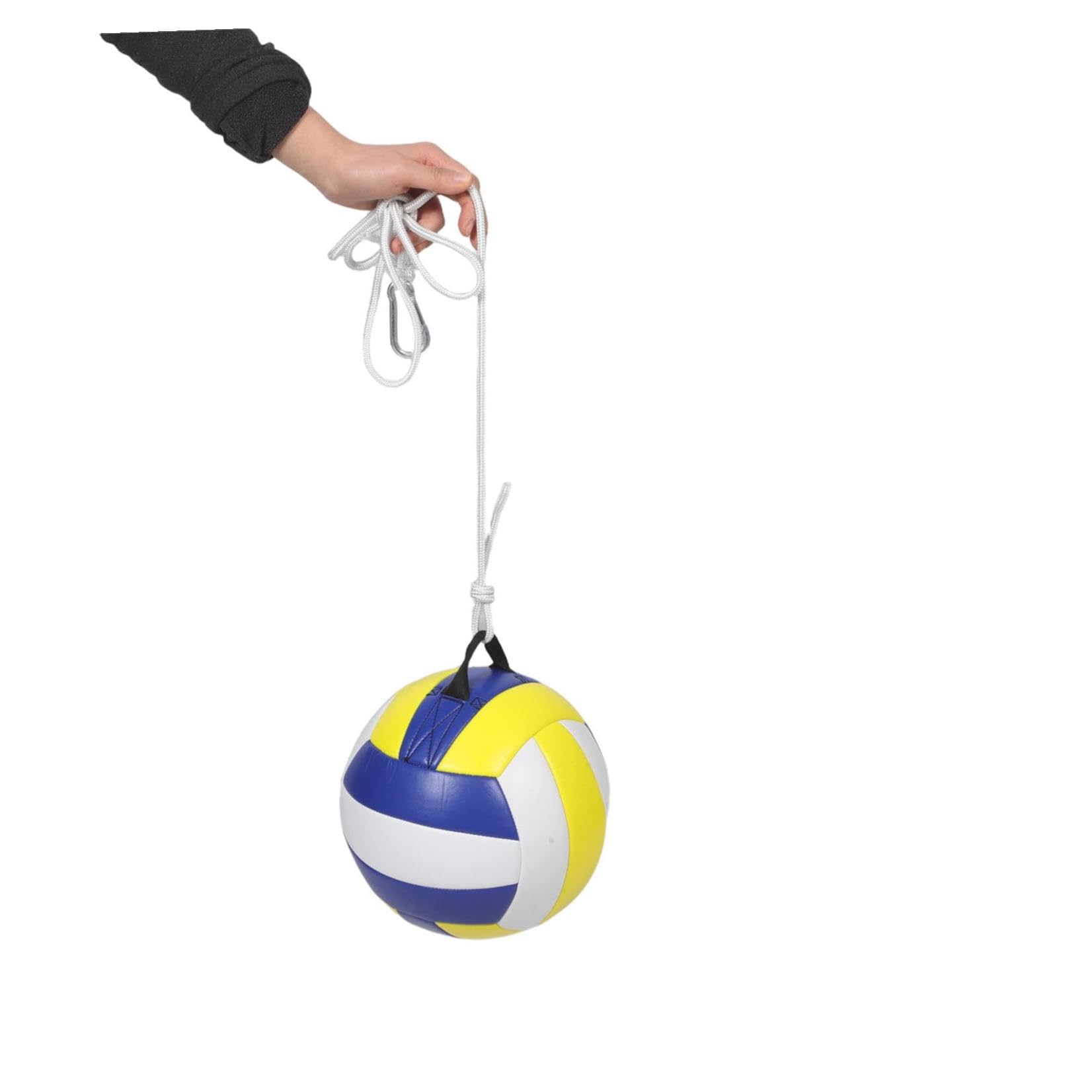 ORFOFE Entrenador de Voleibol con Pelota sobre Cuerda PVC Ajustable
