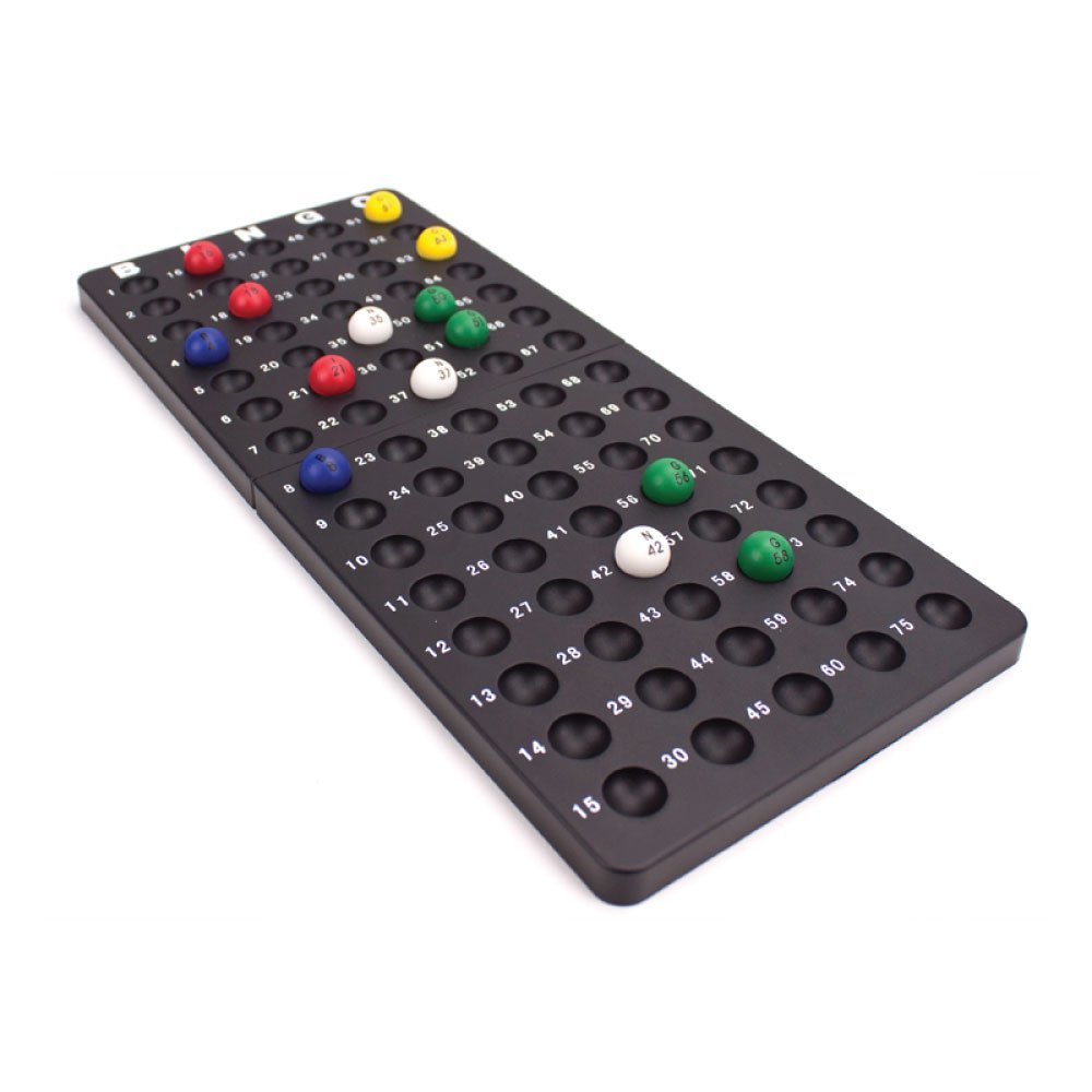 bingo商品 Bingo Game Set Deluxe 6-Inch Bingo Game with Colored Balls
