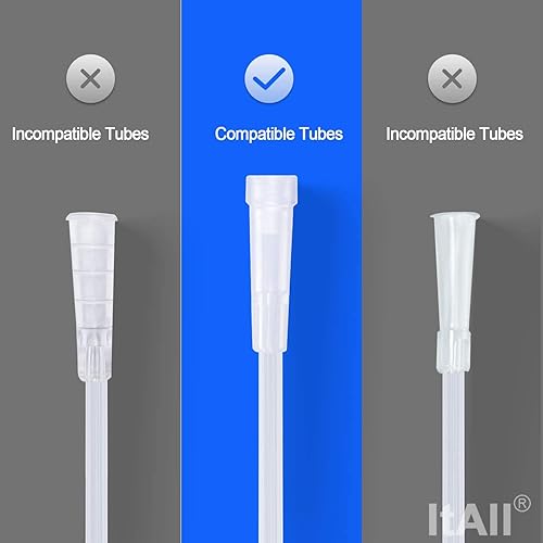 Miniatura 4 de Paquete de 12 conectores giratorios para tubos de oxígeno, evita enredos del tubo