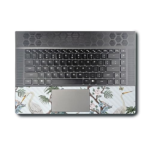 Image of MightySkins Carbon Fiber Skin Compatible with Alienware X16 R1 (2023) Full Wrap Kit - Chinoiserie Fabric | Protective, Durable Textured Carbon Fiber Finish | Easy to Apply | Made in The USA