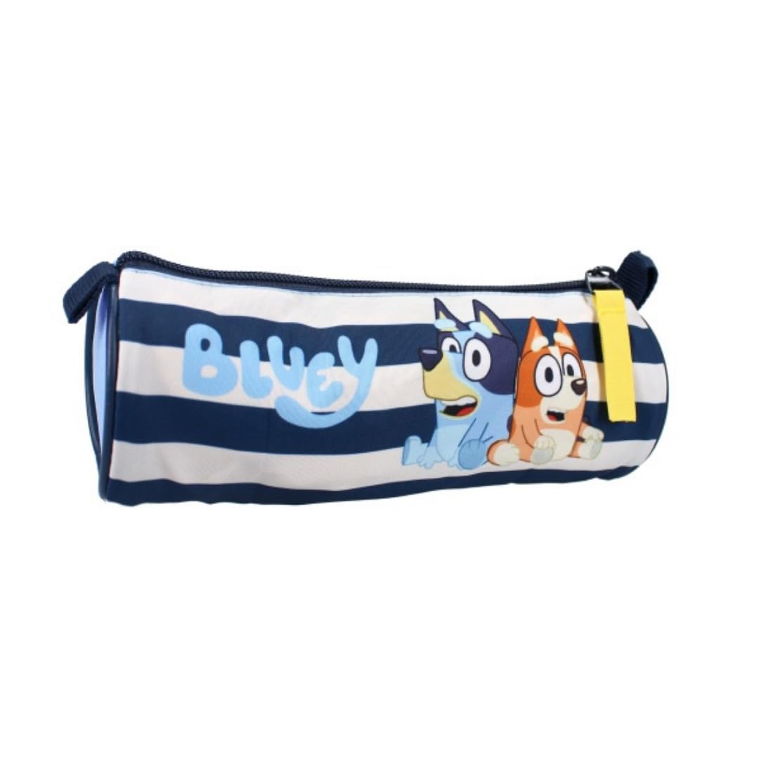 mybagstory, Bluey Pencil Case, Blue, Child, School, Primary, Kindergarten, Daycare, Boys Pencil Case, Size 21 cm, Blue, 21 cm