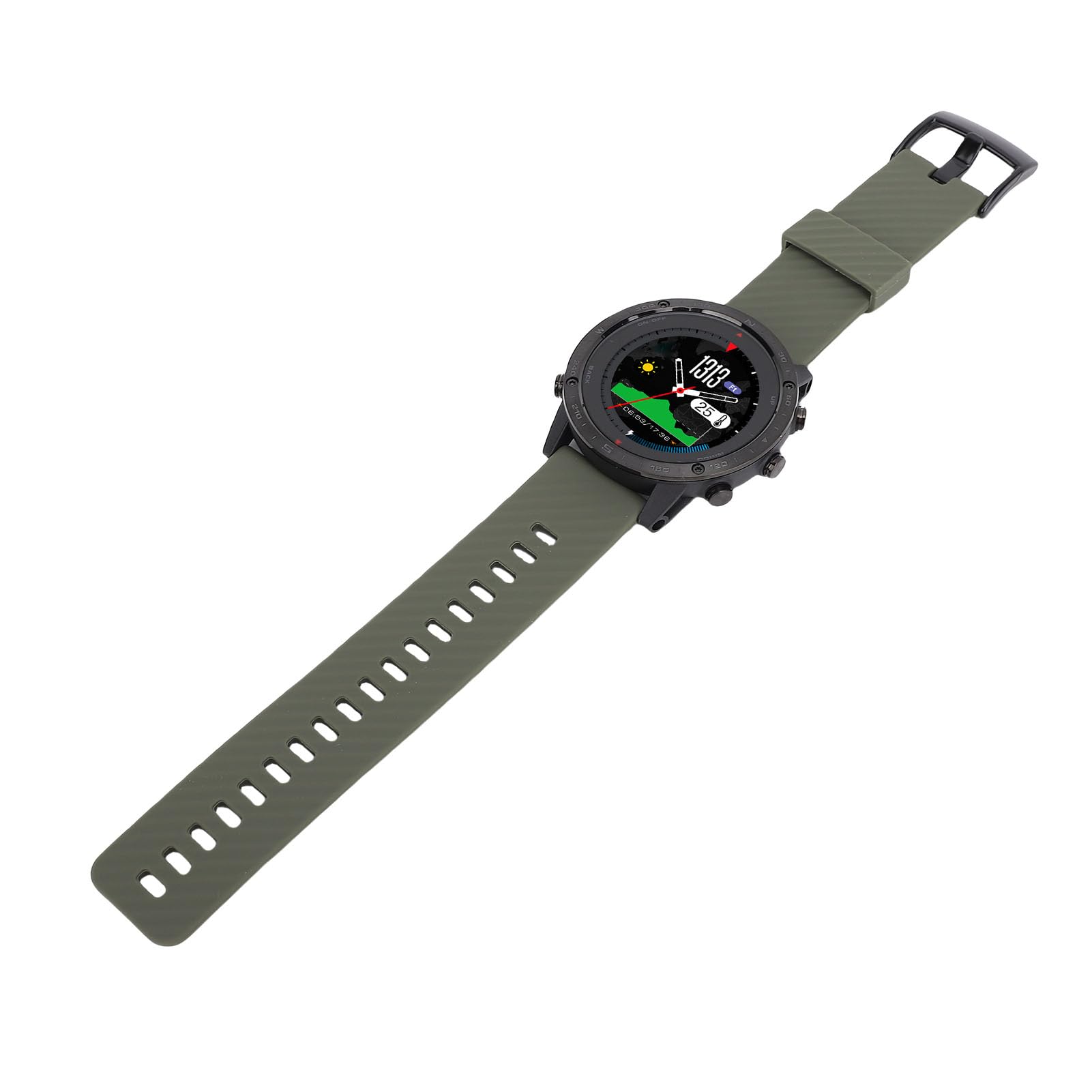 EMUKOEP Reloj de Pulsera Deportivo para Natación, Reloj Inteligente Redondo, de Buceo con Batería de Larga Duración, Función de Recordatorio Impermeable para Actividades Al Aire