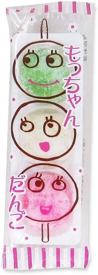 "Mocchan Dango" Three-color dumpling candy 1.2oz 12pcs Japanese Candy Kyoushin Ninjapo