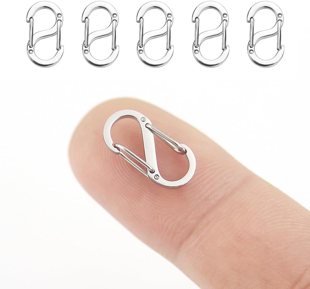 Supvox® 5Pcs DIY Lobster Claw Clasp Double Opening Shortener Clasp Necklace Clasp and Closures for DIY Jewelry Making