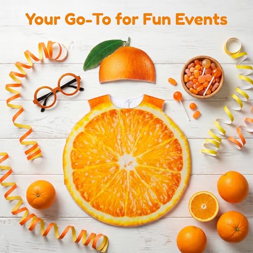 Disfraz de naranja Qianly para niño cómodo y divertido miniatura 2