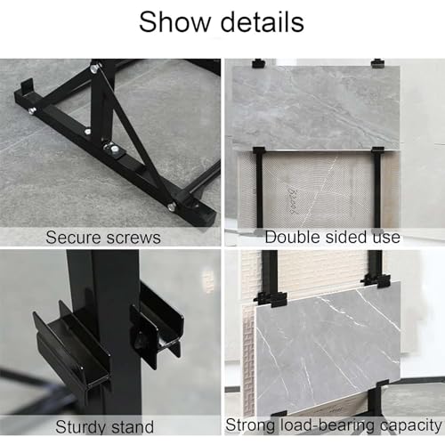 Générique Présentoir pour Carreaux de Sol Commercial, Support d'Échantillons en Fer, Gain de Place pour Magasin