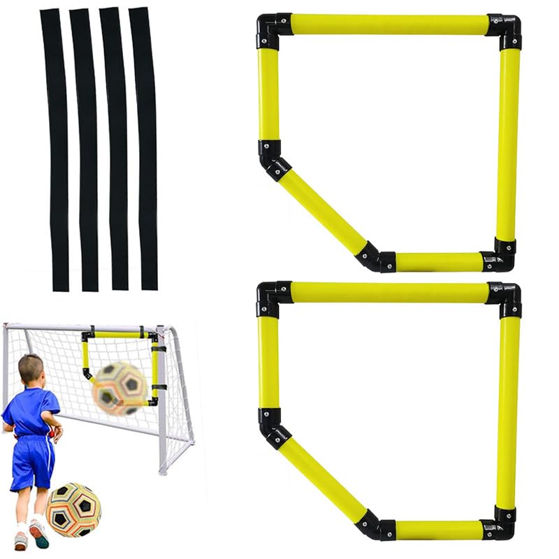 Cible de but de football 2 pièces avec 4 sangles réglables pour entraînement