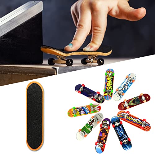 Mini brinquedo de skate de dedo | Conjunto de brinquedos de placas de dedo de mesa | Multi padrão cr