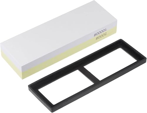 Miniatura 5 de uxcell Piedras de afilar 5000/10000 Grit 2 Lados Combinación Piedra de afilar Afilador Piedra 7.087x2.362x1.142 in