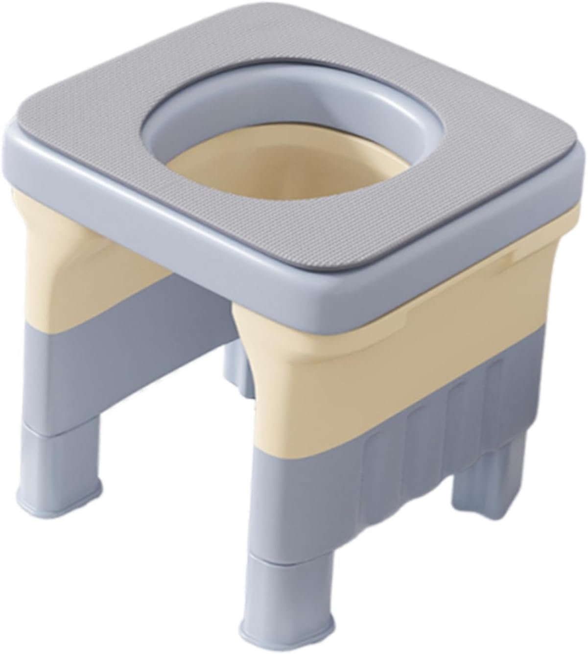 KiBcsLic トイレ用スツール、しゃがみ式トイレシート、大人、男性、女性、高齢者用トイレチェア, 高さ36cm