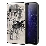 Edwin Henry Landseer Para Samsung A50/A50S/A30S Carcasa/del teléfono celular de arte del teléfono celular de arte/Impresión Giclee en la cubierta del móvil(Due Giovani camini spazza su Un Cavallo)