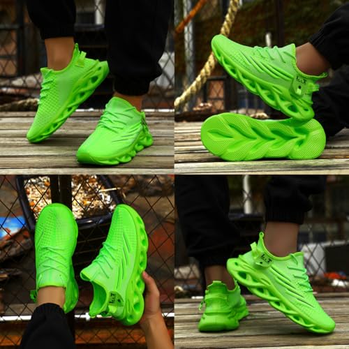 Image of EGMPDA Mens Shoes Running Slip On Tennis Walking Shoes Lightweight Breathable Sneakers for Gym Work Casual Soft Sole Trainers Non Slip Athletic Footwear