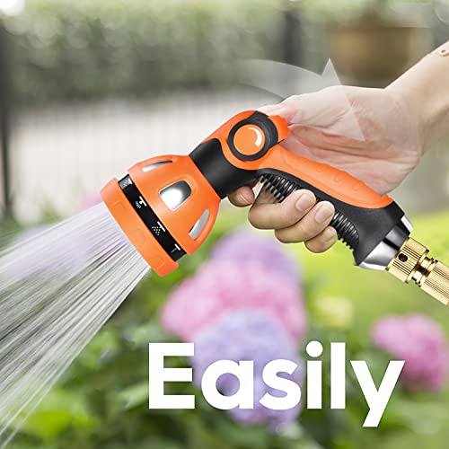 image for HmiL-U Water Hose Nozzle|Garden Hose Nozzle Hose Spray Nozzle with 10 