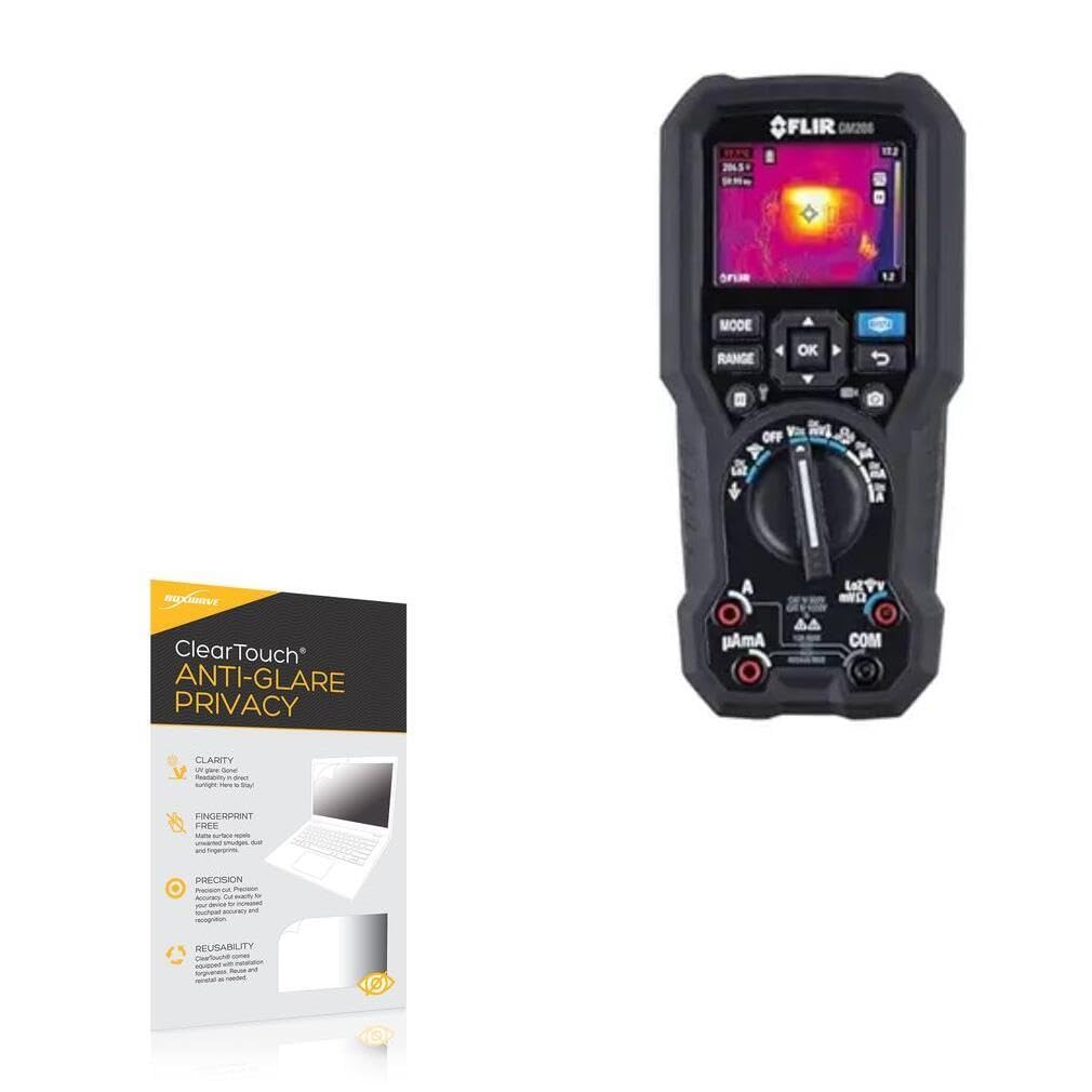 BoxWave Screen Protector Compatible with FLIR DM286 - ClearTouch Anti-Glare Privacy (2-Pack), Privacy Screen Protector Flexible Film Anti-Glare
