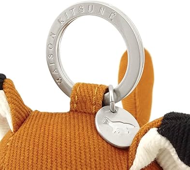 Maison Kitsune メゾンキツネ バッグチャーム　キーホルダー MAISON KITSUNE メゾンキツネ バッグチャーム ブランド おしゃれ