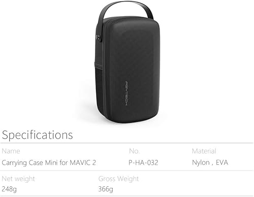 Miniatura 8 de PGYTECH Mavic 2 - Mini bolsa portátil para DJI Mavic 2 Zoom  Mavic 2 Pro Funda de transporte de espuma EVA dura impermeable Mavic 2 Accesorios para