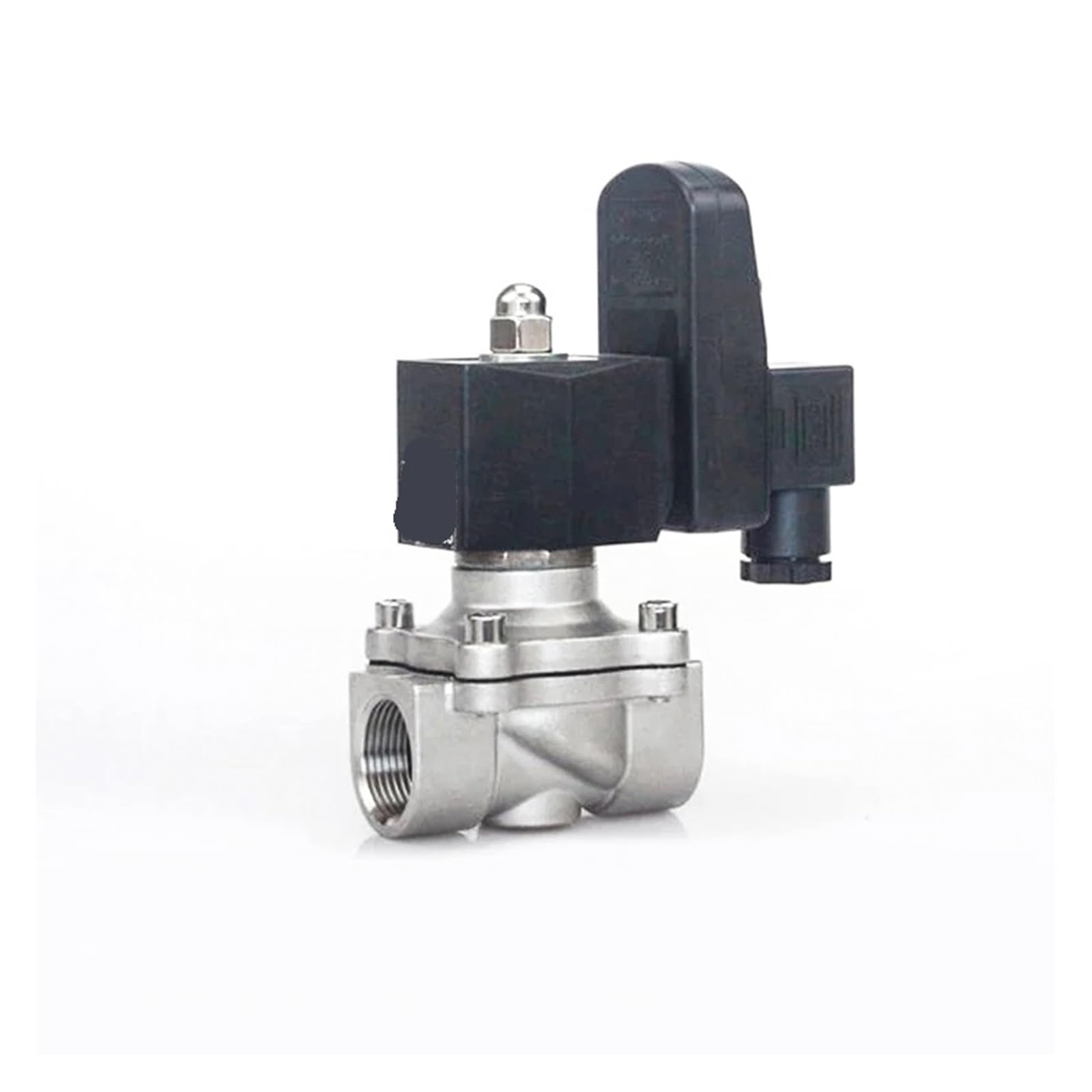 Électrovanne inox 24V filetée BSP avec minuterie étanche IP65