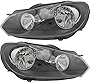 For Volkswagen Golf Headlight 2010 2011 2012 2013 2014 Driver and Passenger Side Headlamp Assembly Replacement