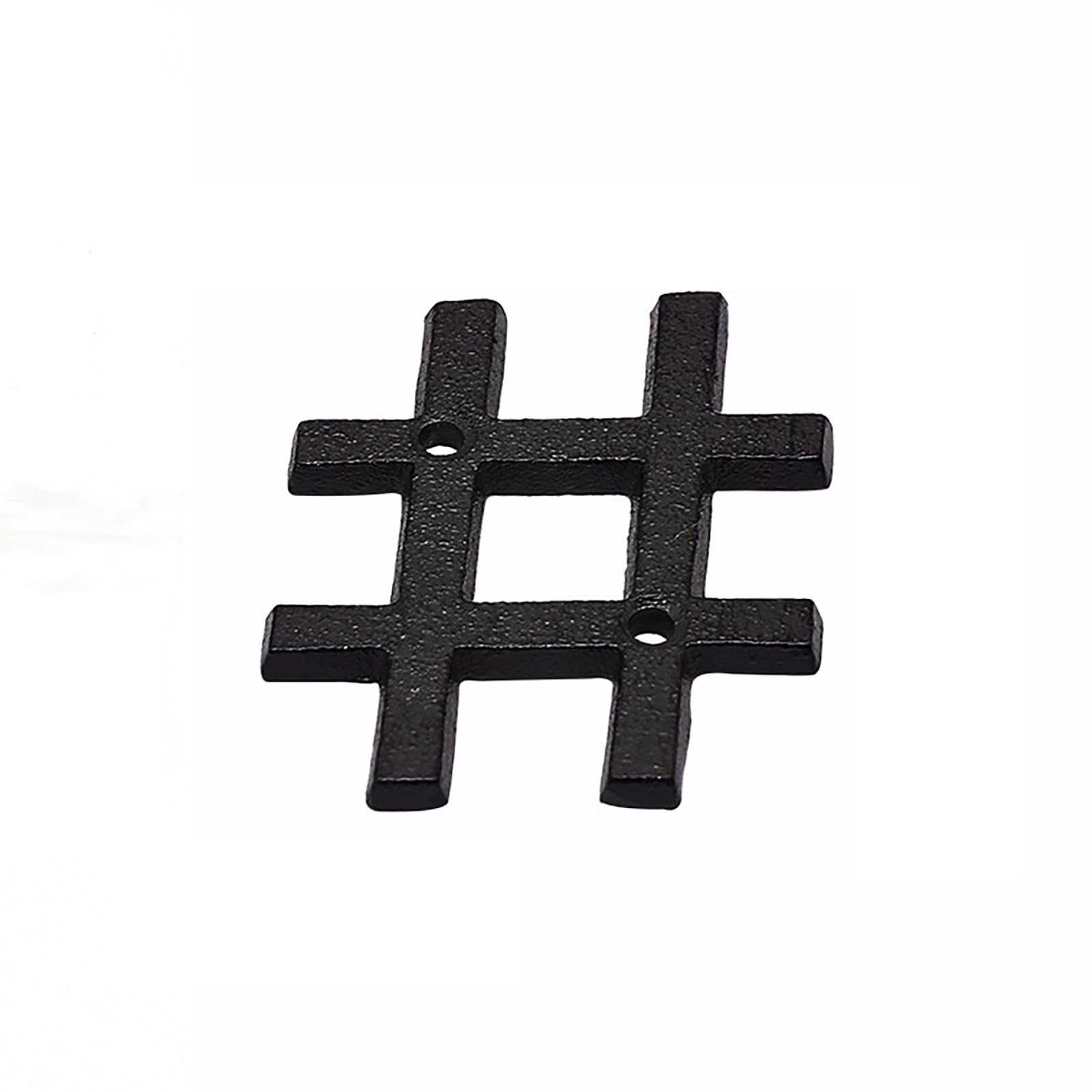 2.95 Inch House Numbers with Screws Modern Metal Door Number Cast Iron Address Numbers Letters Sign, for Outside Mailbox Apartment Yard Room Street Hotel Wall Decor Garden Cafe(Hash) — image 1