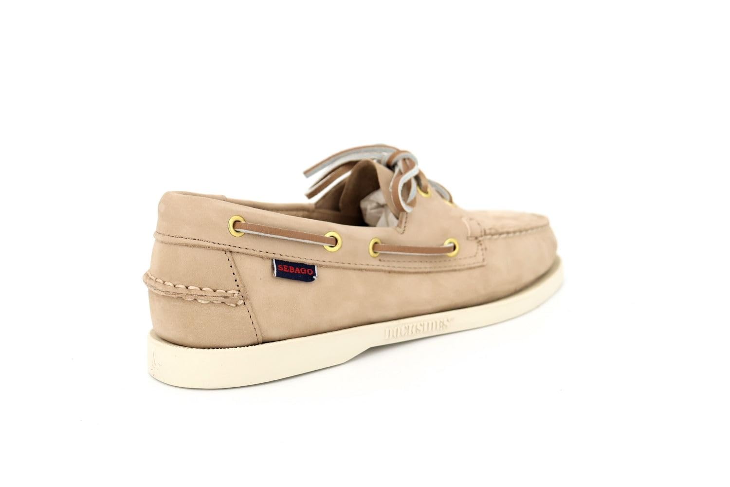 Docksides Portland Mocassino da Barca Uomo Beige Camel Nubuck