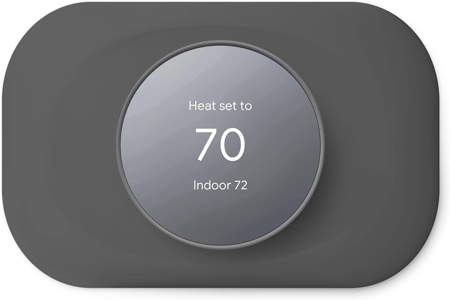 - Compatible with Google Nest Thermostat 2020 Wall Plate Cover - Petrichor Nest Thermostat Trim Kit, Made for Google Nest Thermostat 2020, Cover Imperfections Easy to Install - Charcoal