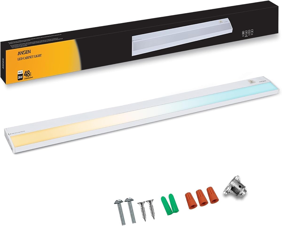Ansen Hardwired Under Cabinet Lighting 48in