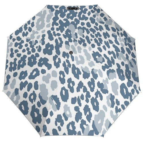 Parapluie floral bleu pliable compact pour ne plus jamais être mouillé