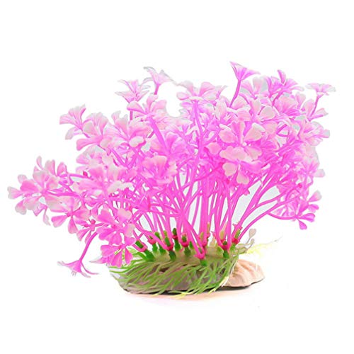 Balacoo Artificial Pretty Life-like Stylish Fake Plants Underwater Plant for Fish Tank Aquarium Safe Decorations