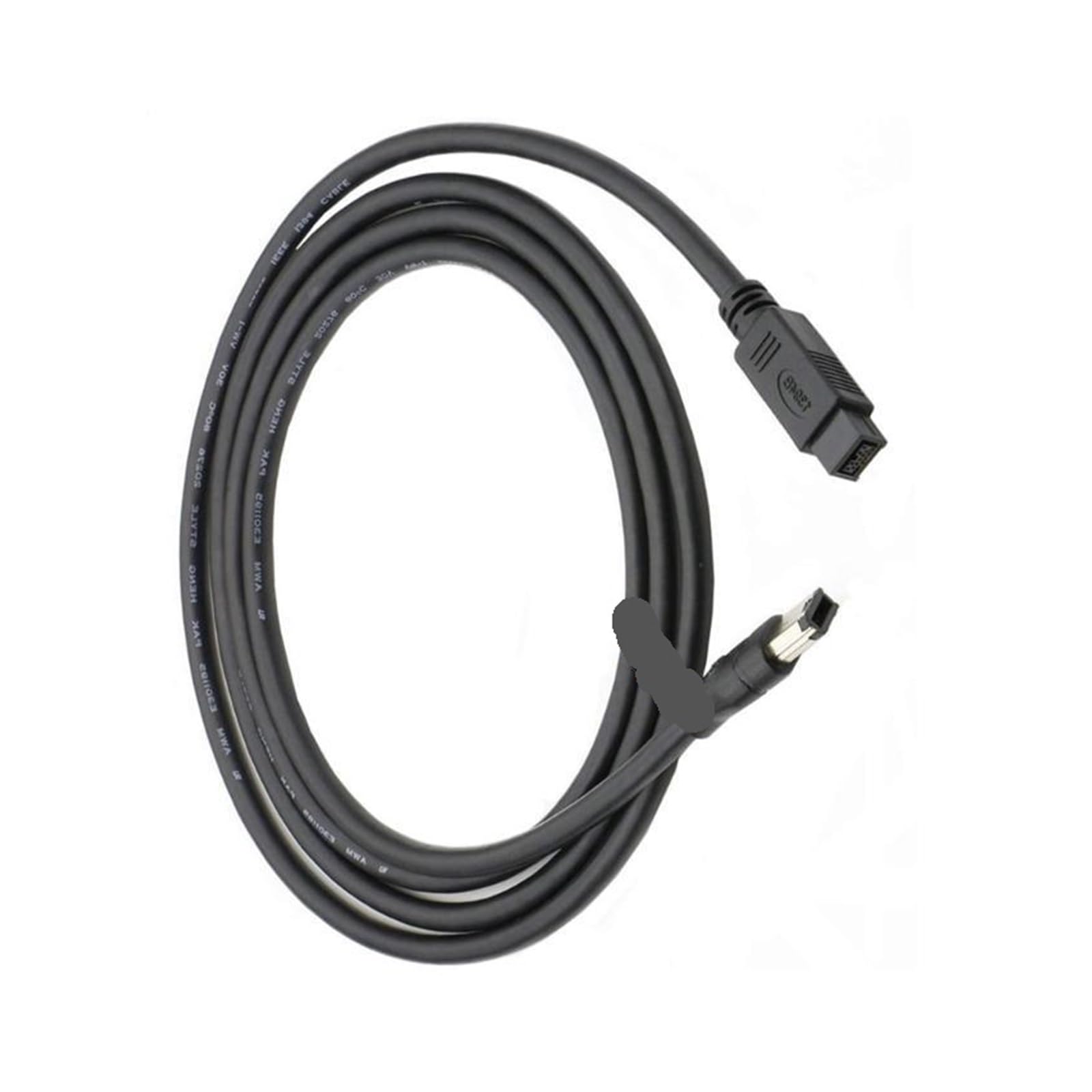 IEEE 1394 Câble Firewire 6 broches 400 vers adaptateur 9 broches pour imprimante 87 HC (1,8 m)