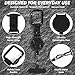 flintronic Retractable Phone Tether Lanyard, Anti Theft Phone Strap, Phone Lanyard Tether Harness With Carabiner, Adjustable Security Tether Compatible Most Smartphones, for Outdoor Hiking Cycling