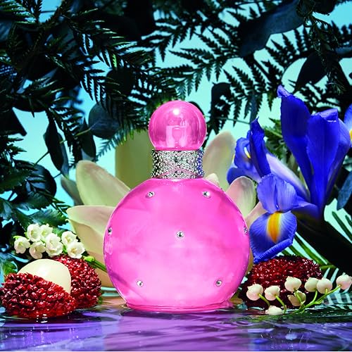 Britney Spears Fantasy Sheer 100 ml – Eau de Toilette for Women – Floral Gourmand Fragrance – Notes of Red Lychee, Waterlily and White Musk – Pastel Pink Bottle - Image 7