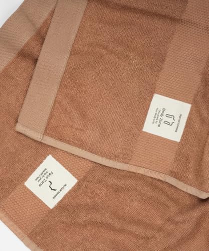 Image of Doctor Towels, World's First Banana Terry Bath Towel, 400 GSM | Dermatologist Tested for Sensitive Skin | 70 x 140 cm Towels for Bath Large Size | Clinically Tested to Help Reduce Acne - Brown