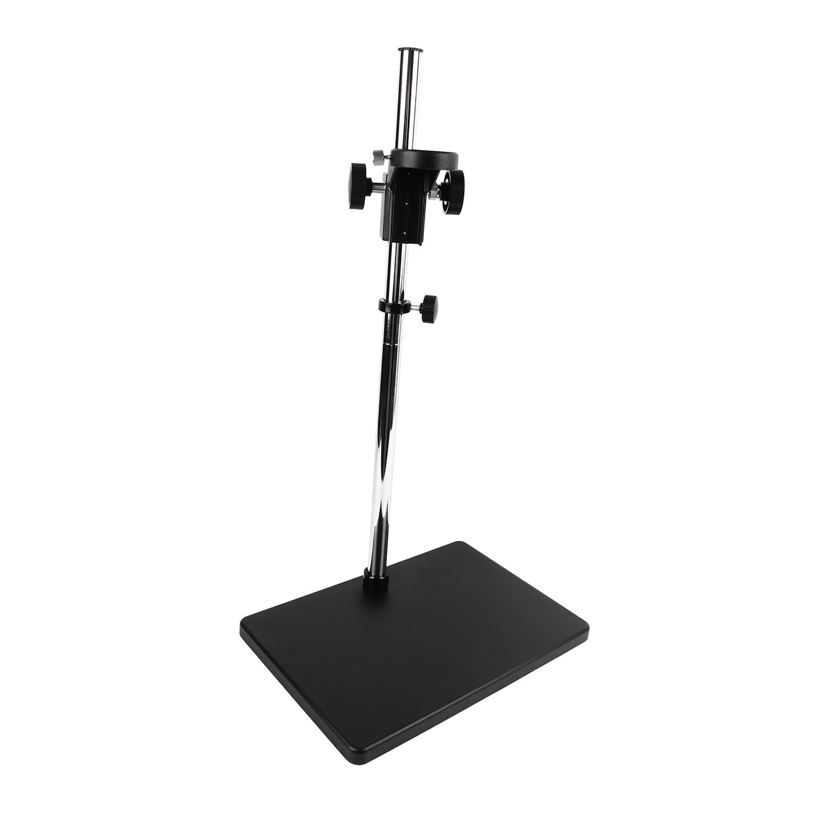 Fafeicy Soporte de Elevación para Cámara Industrial, Aleación de Aluminio, óptimo para Microscopios Digitales, Diseño Estable, Diámetro de Columna de 24,7 Mm, Ideal para Uso en Banco de Experimentos