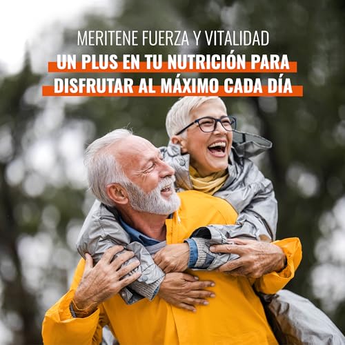 Miniatura 4 de Meritene, Fuerza y Vitalidad Fibra, Sabor Chocolate, Fuerza para tus Músculos, Vitalidad para ti, Solución Nutricional Adultos con Fibra, Proteínas, Vitaminas y Minerales, 14 Sobres, 490 gr