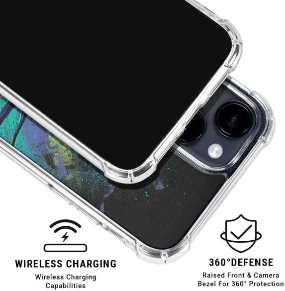 Skinit Clear Phone Case Compatible with iPhone 15 - Officially Licensed Disney The Nightmare Before Christmas Jack Skellington Art Design